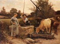 Debat-Ponsan, Edouard Bernard - At the Well